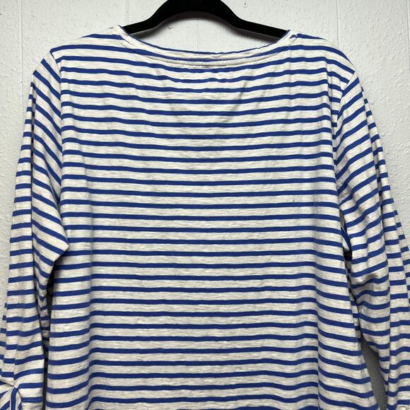 Talbots Top Womens 2X Cotton Embroidered Comfort Relaxed Workwear Casual Stretch - Picture 7 of 11